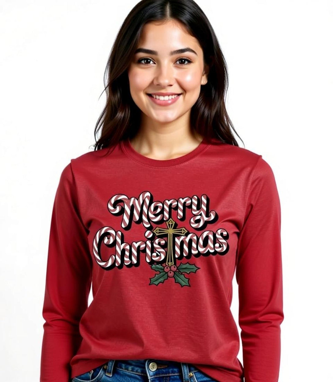 Merry Christmas (Comfort Colors Long-Sleeve)