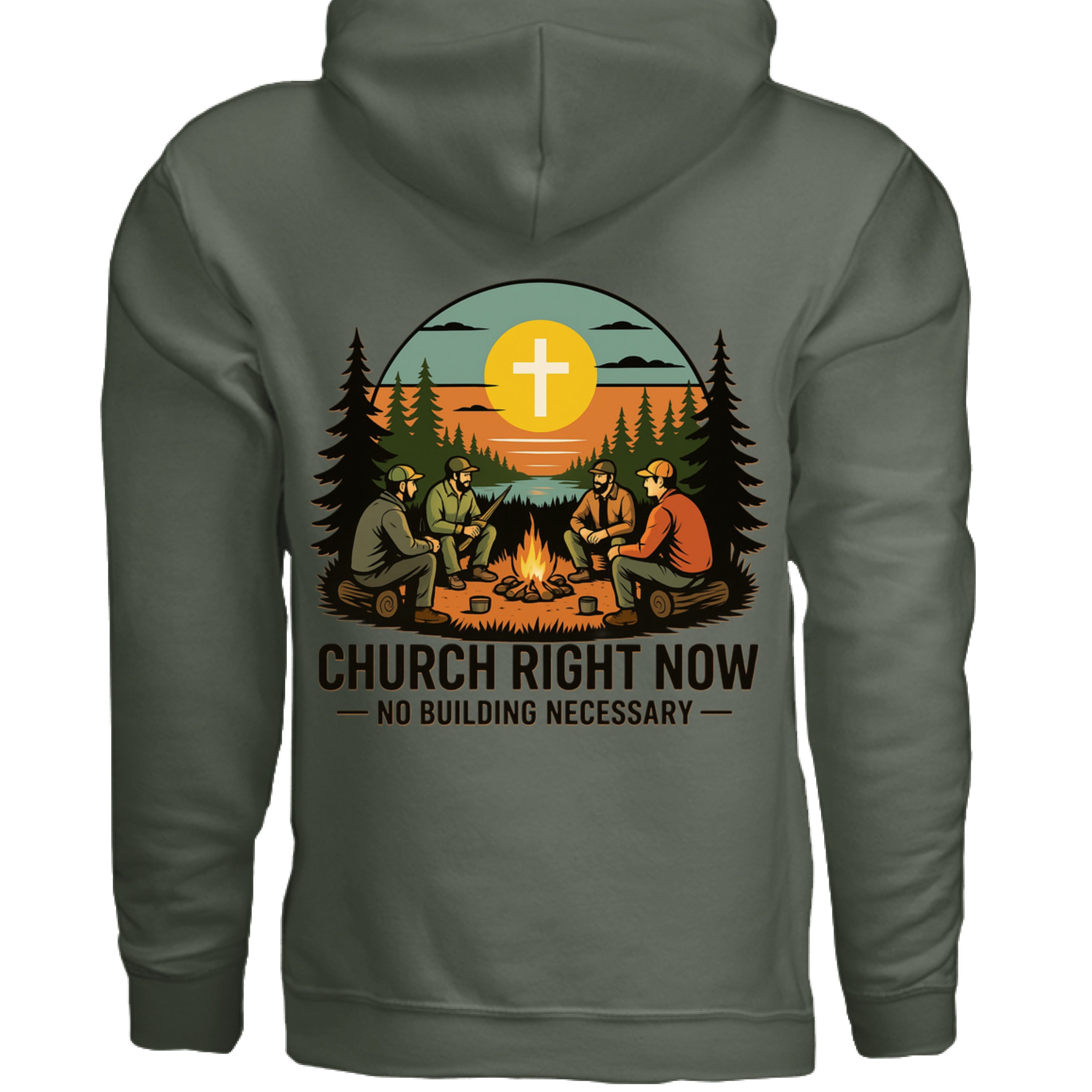 MILITARY GREEN - BACK