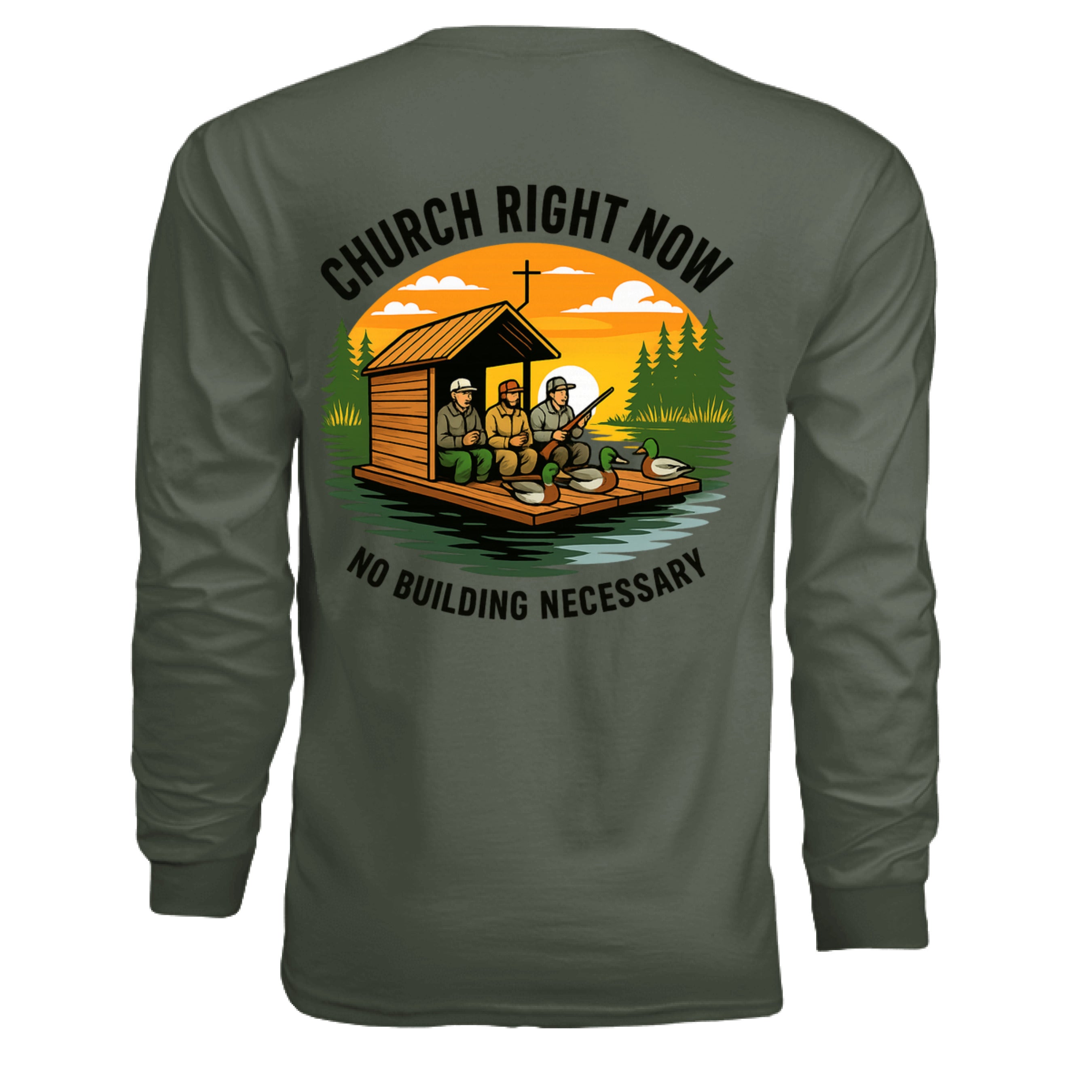 MILITARY GREEN - BACK