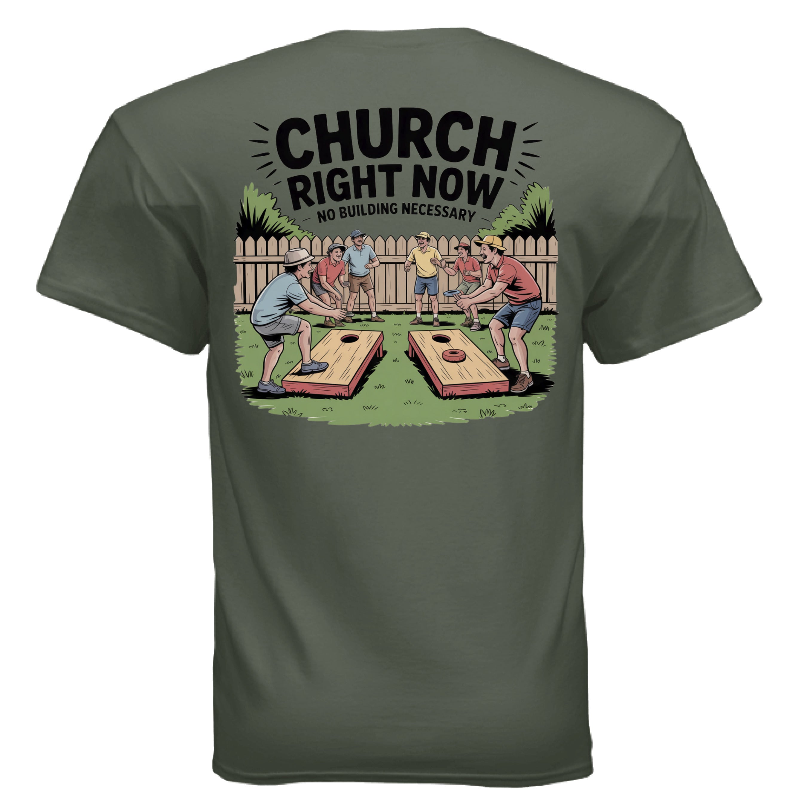 MILITARY GREEN - BACK