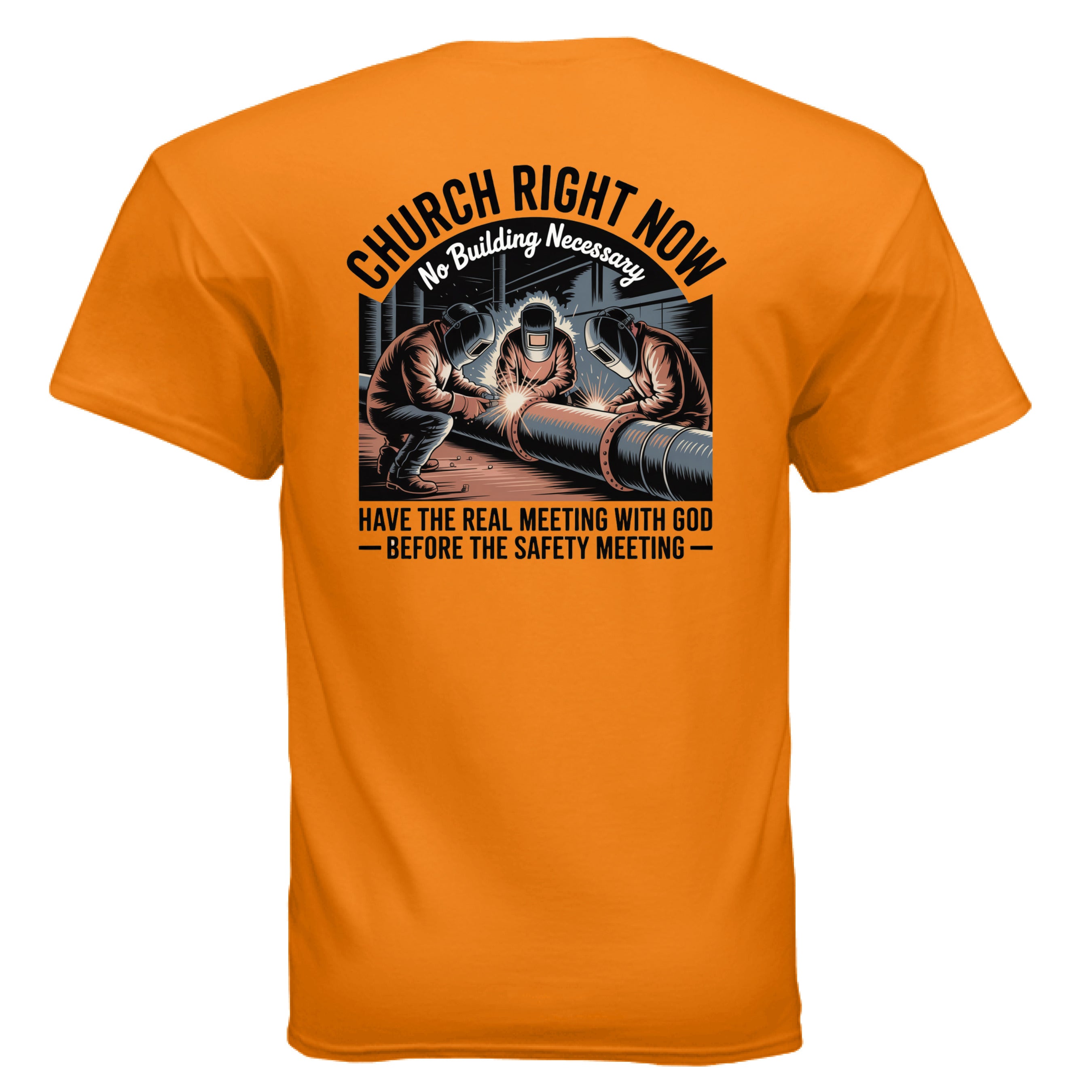 SAFETY ORANGE - BACK