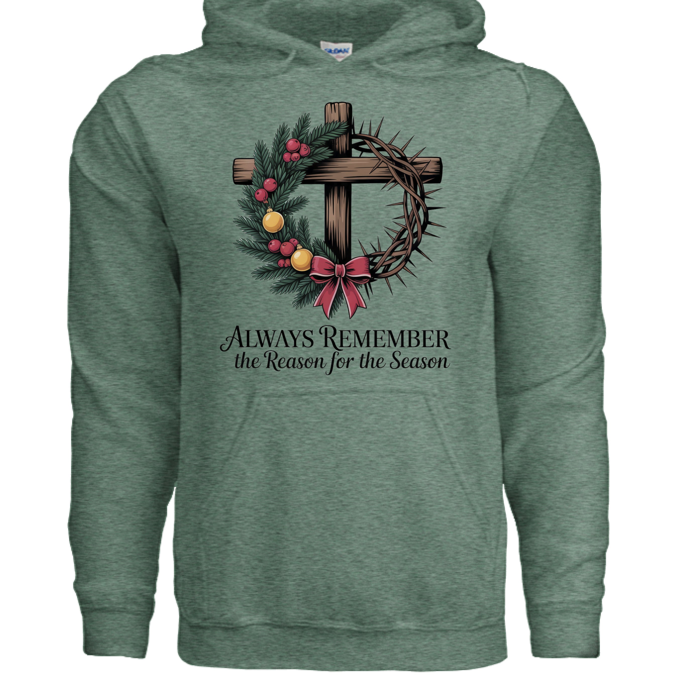 Heather Sport Dark Green - FRONT